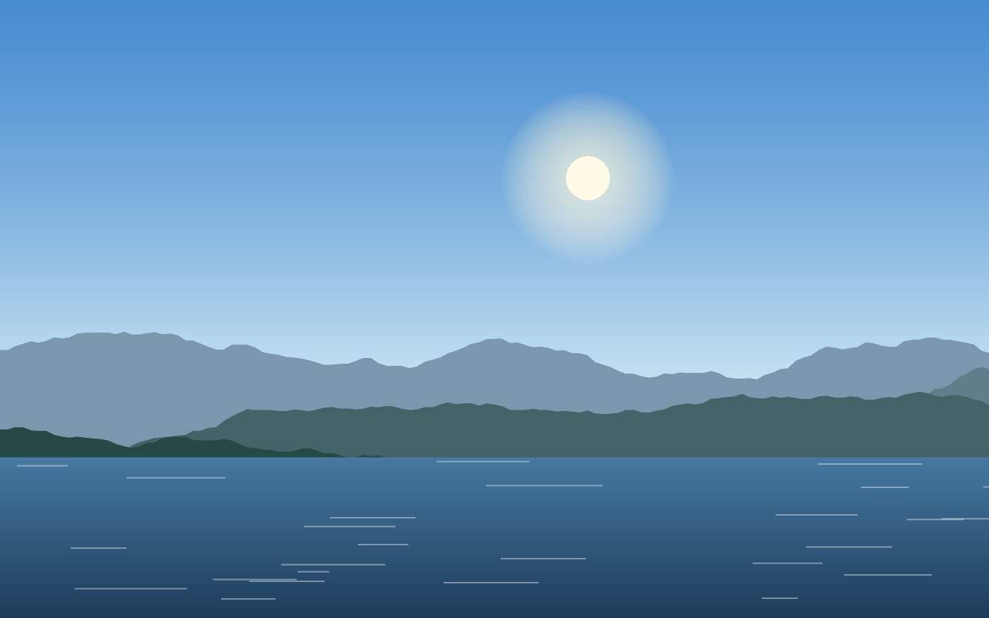Landschapsillustratie