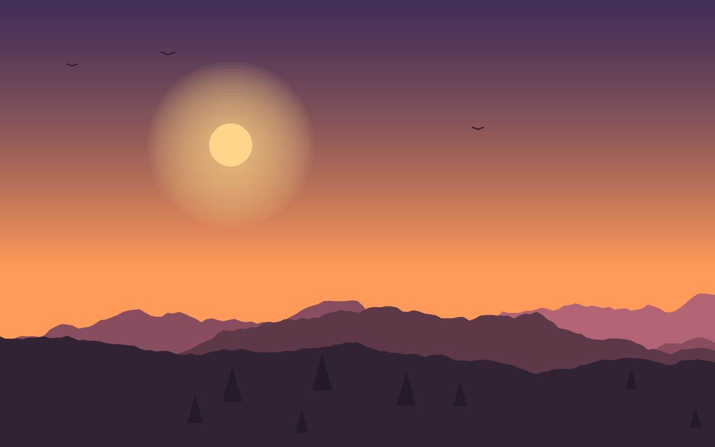Landschaftsillustration