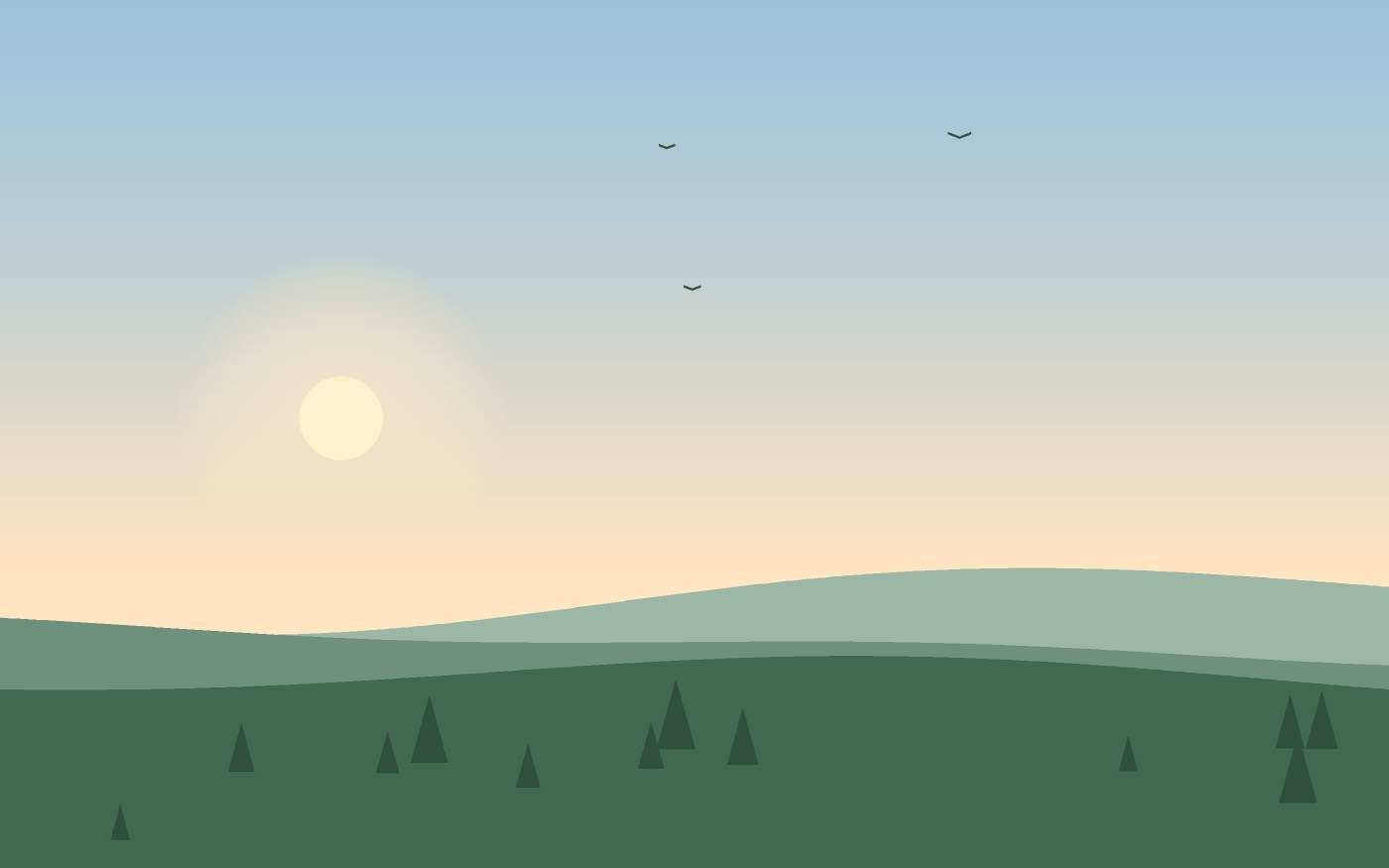Ilustrace krajiny