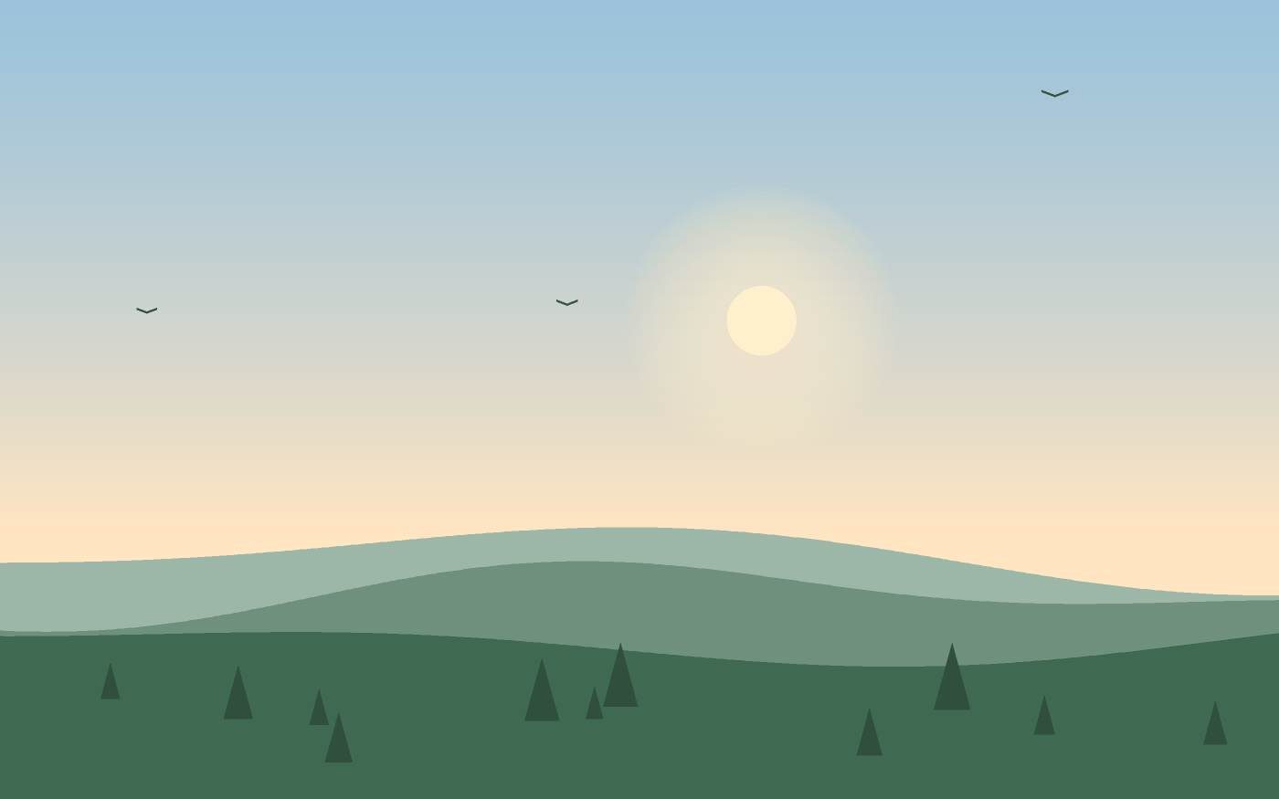 Landschaftsillustration