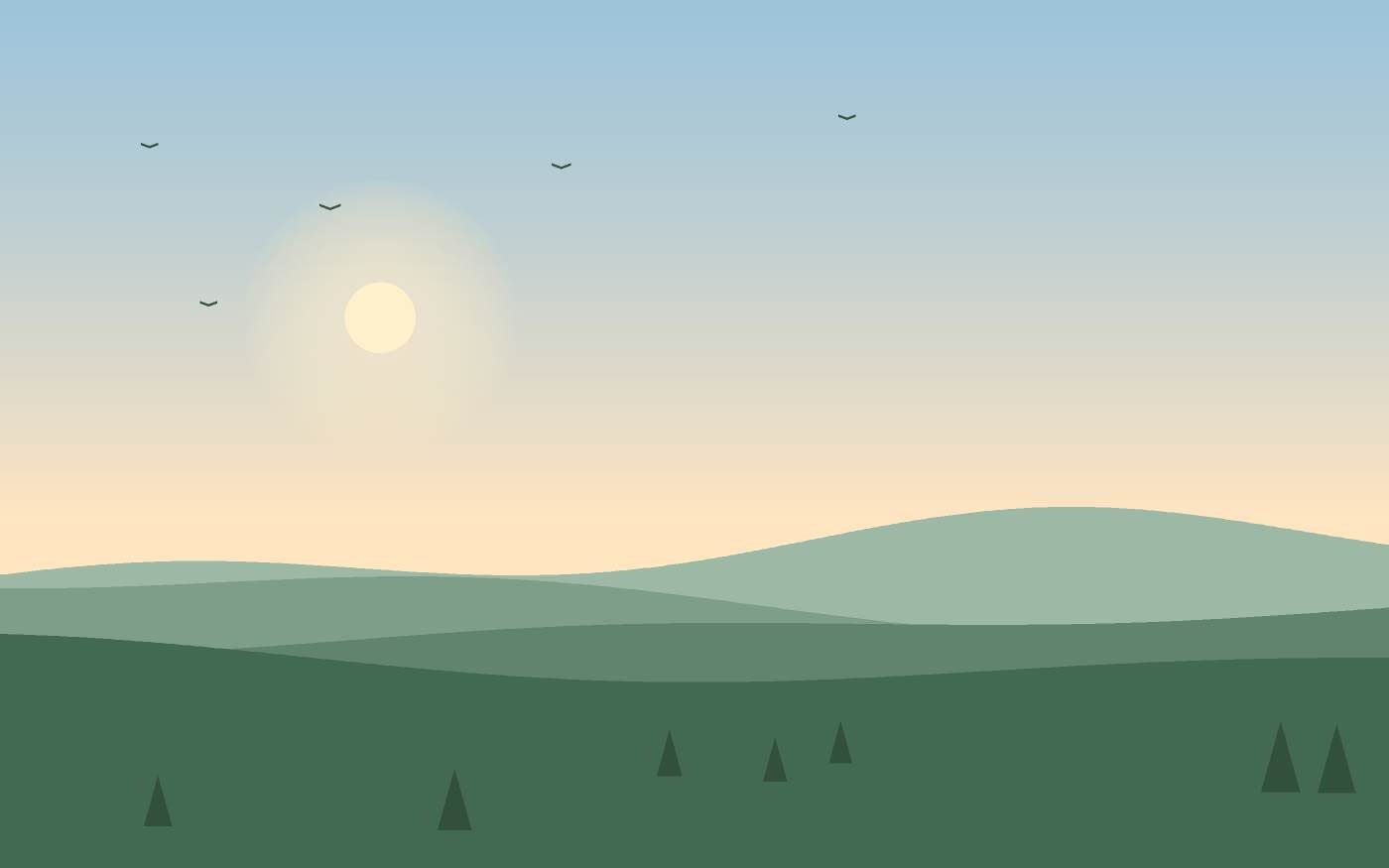 Landschapsillustratie