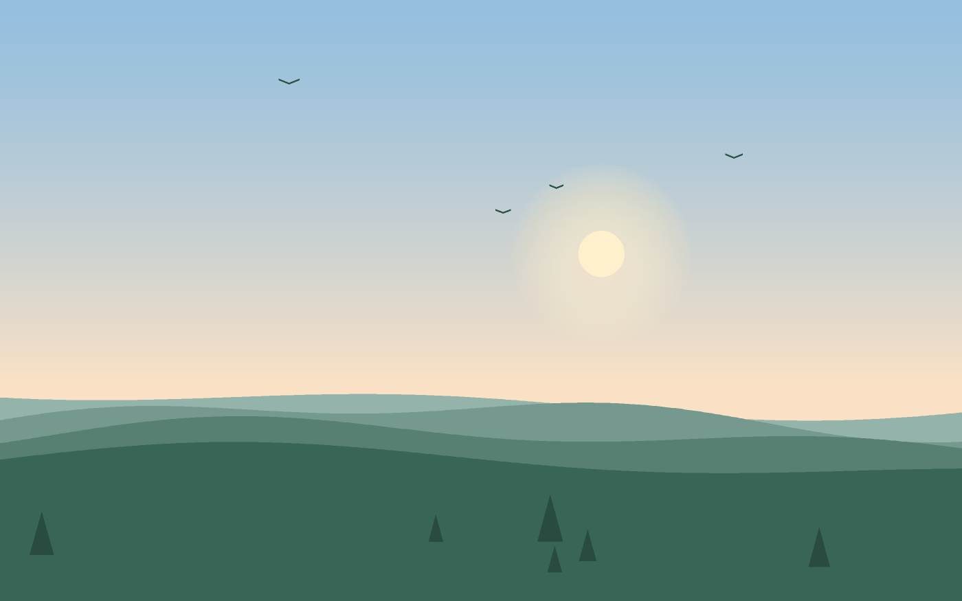 Ilustracja krajobrazu